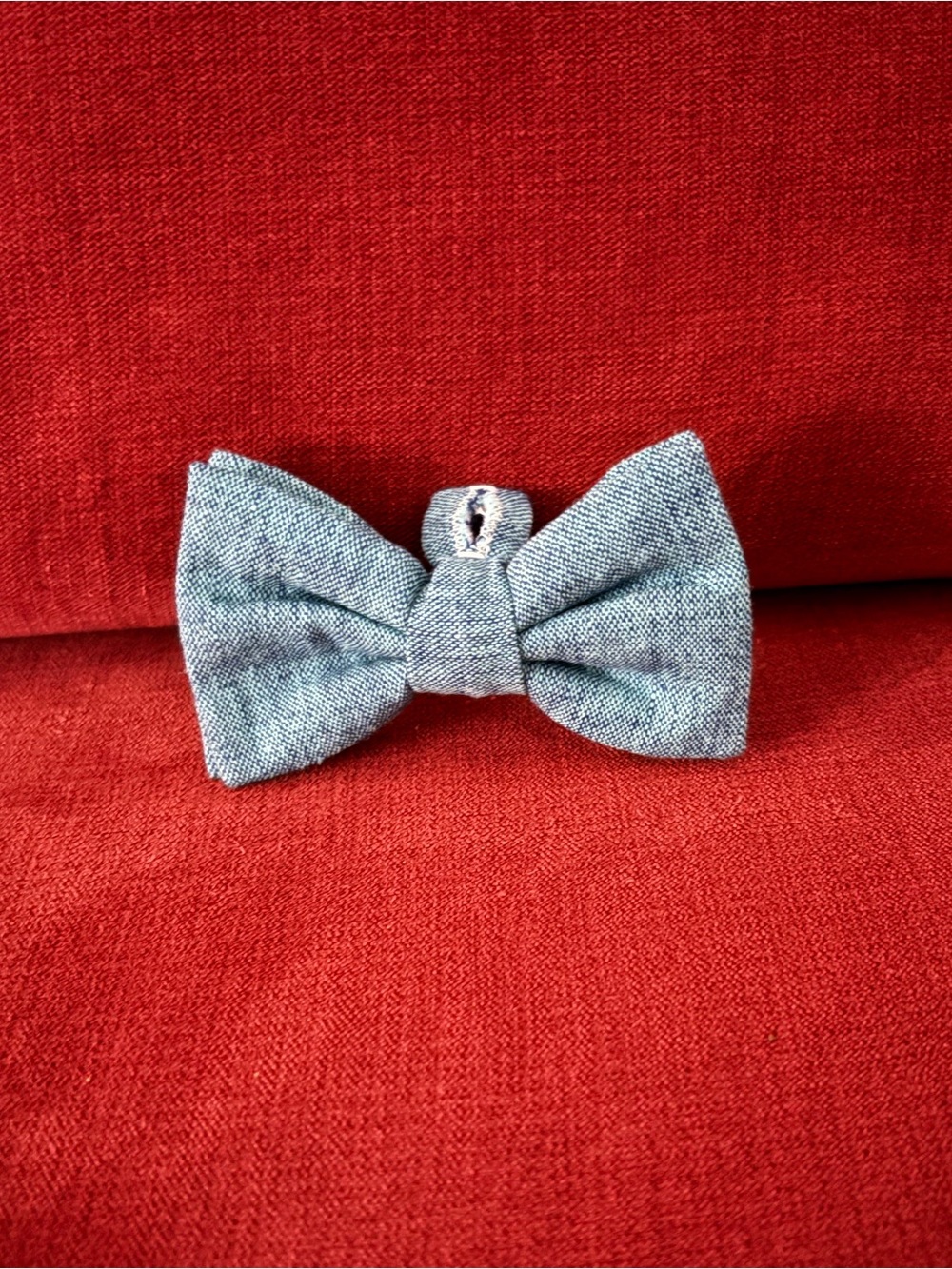 Little Mister Kids Blue Fabric Bow tie